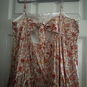 Floral Tie-Back J. Crew Dress